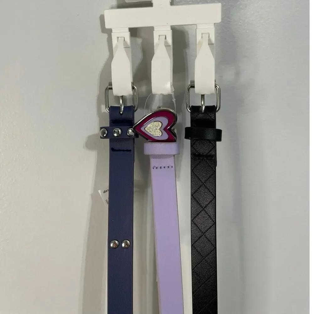 Cat & Jack Girl’s Belt 3-Pack